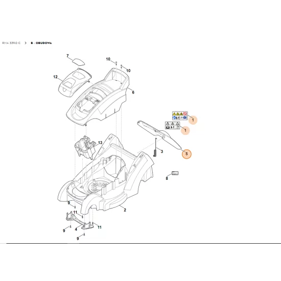 STIHL Pokrywa 6320 700 2715